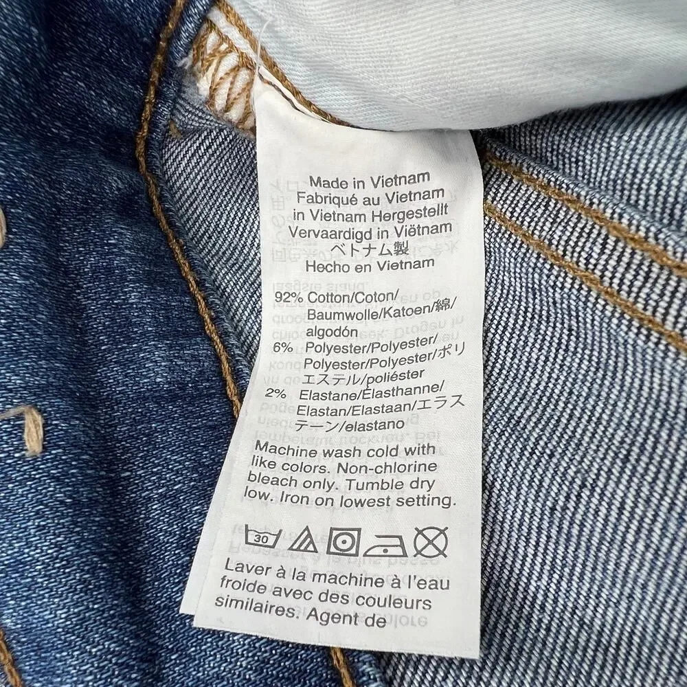 Madewell Curvy High Rise Skinny Crop Jeans 28